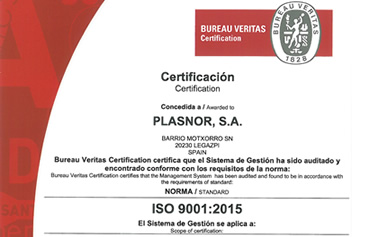 Plasnor Calidad