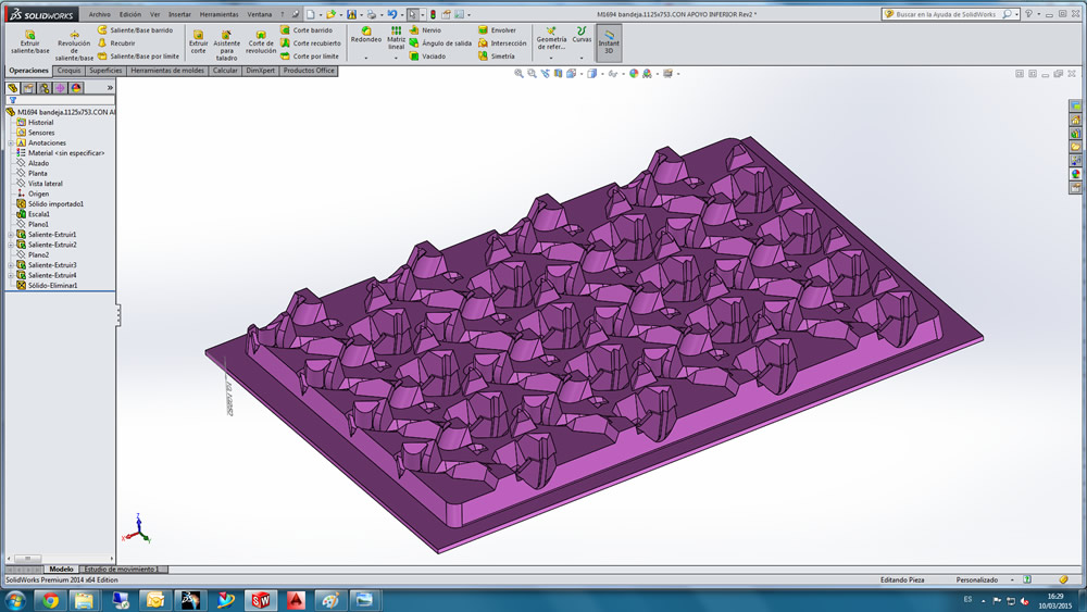 Own tray design